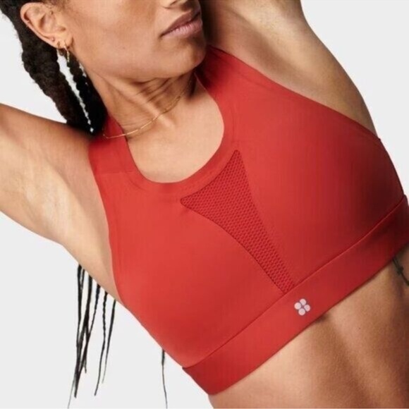 Sweaty Betty Coral All Train Sports Bra - Picture 1 of 7